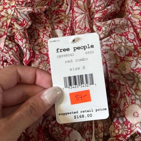 Free People Feeling Groovy Floral Maxi Dress NWT - Picture 5 of 5